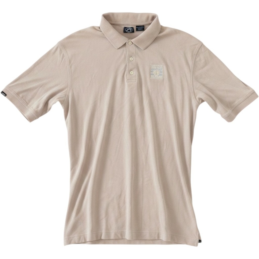 Ahead Authentics Mens XL Tan National Baseball Hall of Fame‎ Cotton Polo Shirt